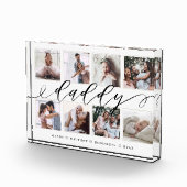 Cadeau voor papa | Vaderdag Fotocollage Fotoblokken (Rechts)