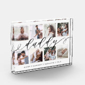 Cadeau voor papa | Vaderdag Fotocollage Fotoblokken (Links)