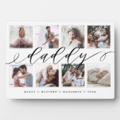 Cadeau voor papa | Vaderdag Fotocollage Fotoplaat (voorkant)