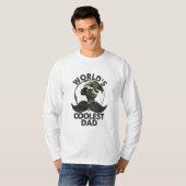 Cadeau voor papa | Zwart vader shirt | Cadeau voor (Voorkant volledig)