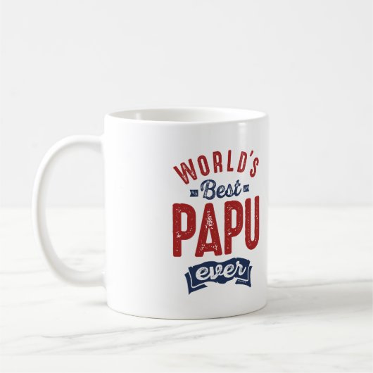 Cadeau voor Papu Koffiemok (Links)