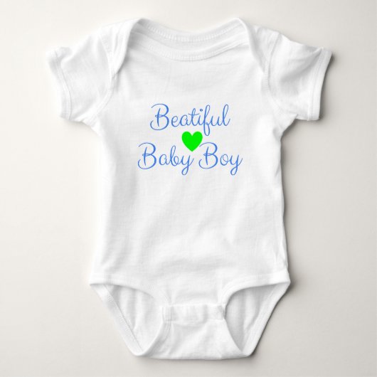 Cadeau voor pasgeboren babyjongen - Mooi Romper (Voorkant)