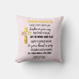 Cadeau voor peetdochter Motivatie Encouragement NA Kussen