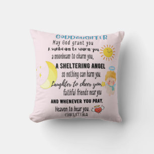 Cadeau voor peetdochter Motiverend en bemoedigend Kussen