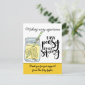 cadeau voor personeel bedankt vrijwilliger verwijz briefkaart (Staand voorkant)