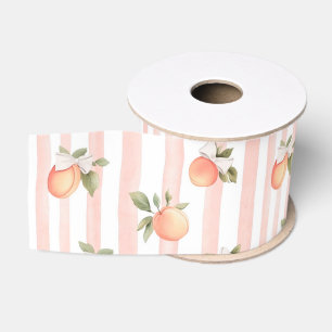 Cadeau voor Perzik Baby Shower Grosgrain Lint
