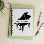 Cadeau voor Piano Teacher Grand Piano Notitieboek