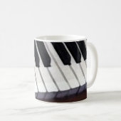 Cadeau voor pianoleraar koffiemok (Voorkant rechts)