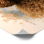 Cadeau voor poedel liefhebbers poster (Hoek)