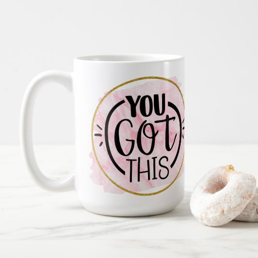 Cadeau voor Positiviteit Koffiemok (Met donut)