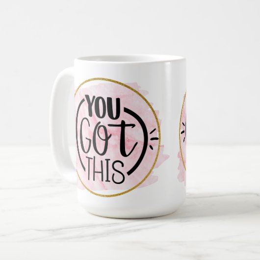 Cadeau voor Positiviteit Koffiemok (Voorkant links)