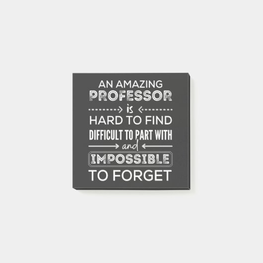 Cadeau voor professor, Professor Cadeau Post-it® Notes (Voorkant)