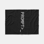Cadeau voor Prompt Coder voor Ai Prompt Engineer & Fleece Deken (Voorkant (Horizontaal))