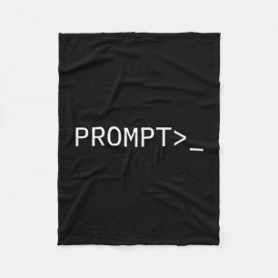Cadeau voor Prompt Coder voor Ai Prompt Engineer & Fleece Deken