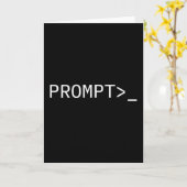 Cadeau voor Prompt Coder voor Ai Prompt Engineer & Kaart (Gele Bloem)