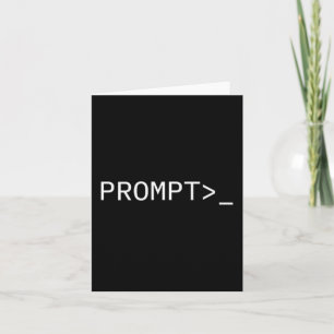 Cadeau voor Prompt-coder voor Ai-promptingenieur & Kaart
