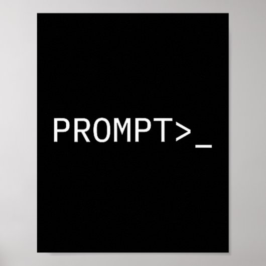 Cadeau voor Prompt-coder voor Ai-promptingenieur & Poster (Voorkant)