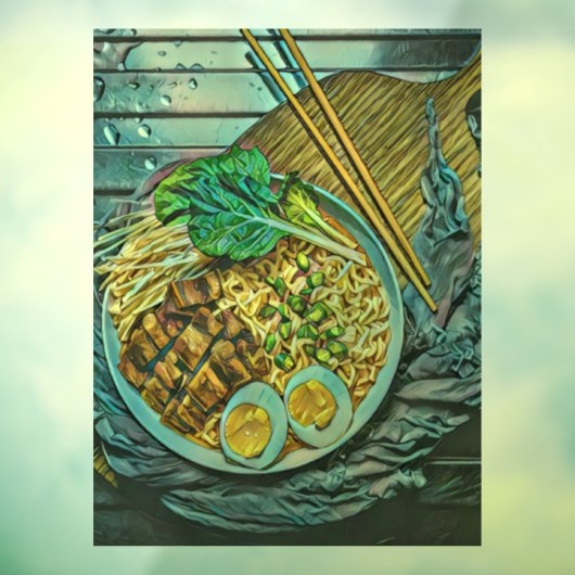 cadeau voor Ramen-minnaar Raamsticker (Vel 3)