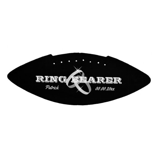 cadeau voor ringdrager aangepast mini-football american football (Paneel)