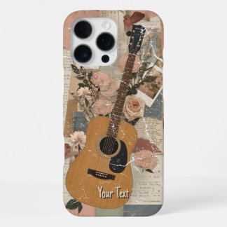 Cadeau voor romantische klassieke gitaarspeler iPhone 16 pro max hoesje