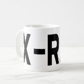 Cadeau voor Röntgentechnicus Radiograaf Koffiemok (Voorkant links)