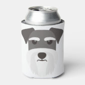 Cadeau voor Schnauzer Blikjeskoeler (Blikje Voorkant)