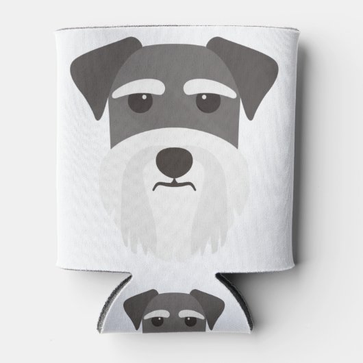 Cadeau voor Schnauzer Blikjeskoeler (Voorkant)