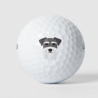 Cadeau voor Schnauzer Golfballen