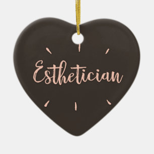 Cadeau voor schoonheidsspecialiste -  keramisch ornament