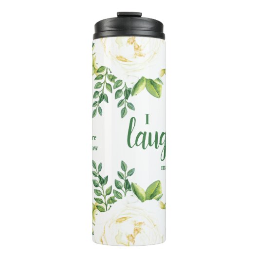 Cadeau voor schoonzus, Grappige quote Thermosbeker (Voorkant)