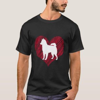 Cadeau voor Siberische Husky liefhebbers I Love Do T-shirt