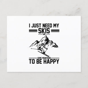 Cadeau voor skiërs   Apres-ski Skiing Ski Jacket S Briefkaart