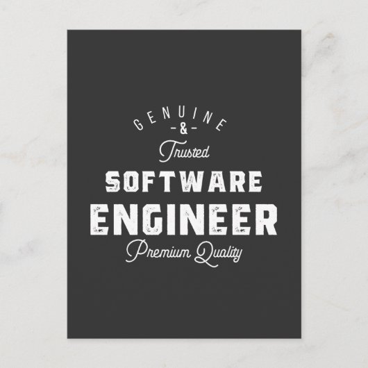 Cadeau voor software engineer briefkaart (Voorkant)
