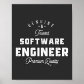Cadeau voor software engineer poster (Voorkant)