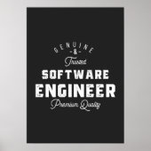 Cadeau voor software engineer poster (Voorkant)