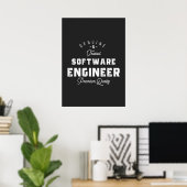 Cadeau voor software engineer poster (Thuiskantoor)