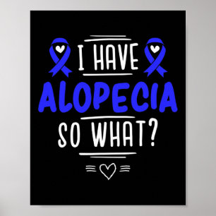 Cadeau voor Spot Kaalheid Patiënten Haarverlies Poster