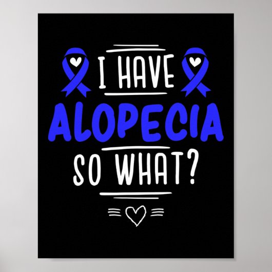 Cadeau voor Spot Kaalheid Patiënten Haarverlies Poster (Voorkant)