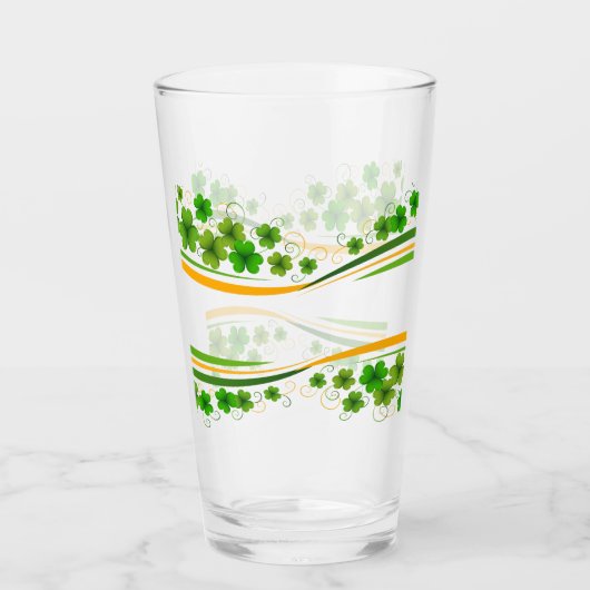 Cadeau voor ST. Patrick's Dag Glas (Voorkant)