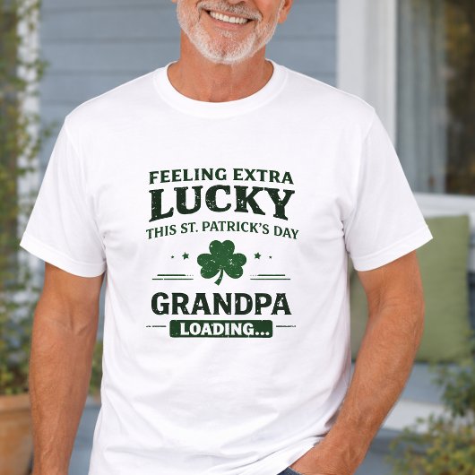 Cadeau voor St. Patrick's Day baby aankondiging T-shirt