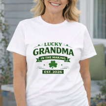 Cadeau voor St. Patrick's Day baby aankondiging
