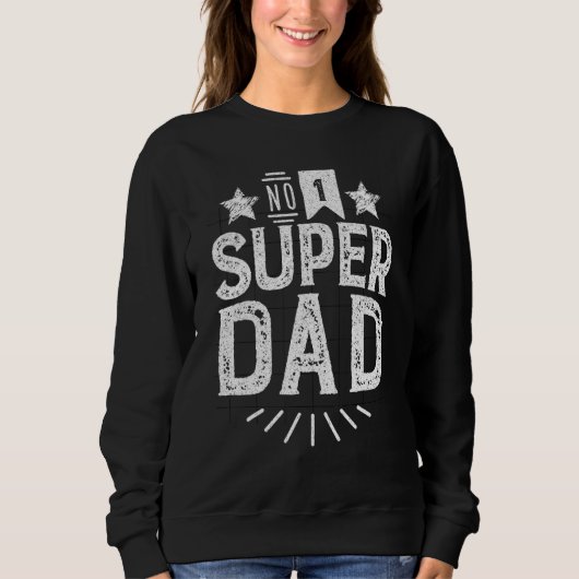 Cadeau voor Superpapa Trui (Voorkant)