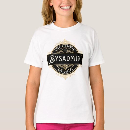 Cadeau voor Sysadmin baan - Sysadmin bedrijf T-shirt (Voorkant)