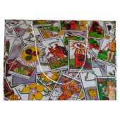 cadeau voor tarotkaartjes groot cadeauzakje (Achterkant)