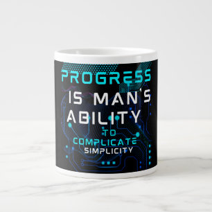 Cadeau voor technische ondersteuning informatietec grote koffiekop
