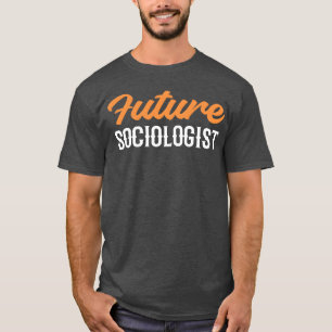 Cadeau voor toekomstige socioloog harde werker Stu T-shirt