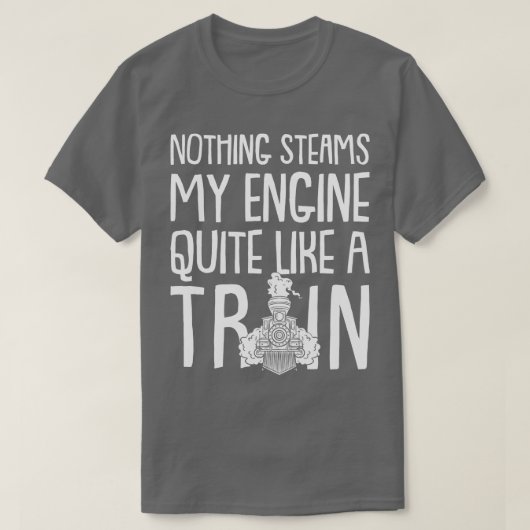 Cadeau voor trein liefhebbers Grappige trein cadea T-shirt (Design voorkant)
