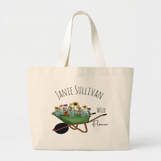 Cadeau voor tuinders grote tote bag (Voorkant)