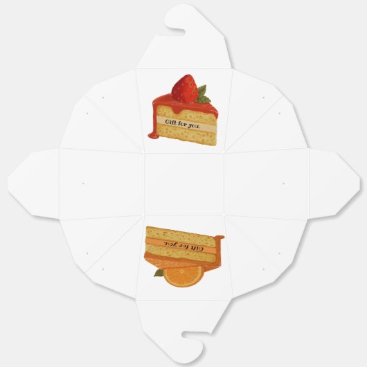 Cadeau voor u bedankdoosjes (Ongevouwen)