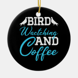 Cadeau voor vader die vogels observeert en kweekt  keramisch ornament